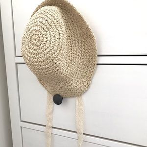 Baby summer hat , straw hat , baby girl hat